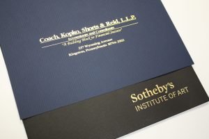 foil stamped stationery